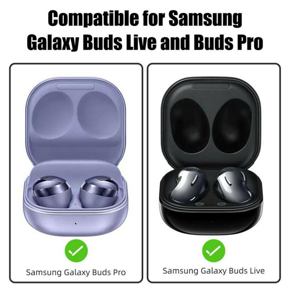Vỏ bảo vệ hộp sạc tai nghe chống bụi bằng TPU PC kèm móc khóa cho Samsung Buds Pro 2