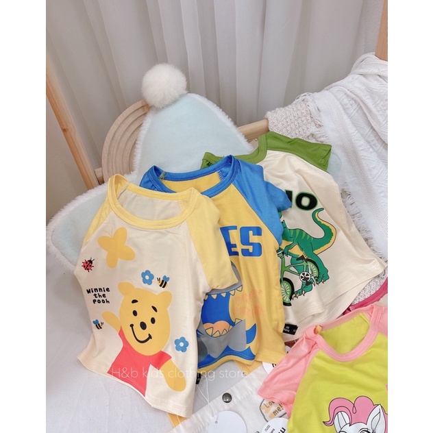 Bộ Minkymom vải thun lạnh mềm mát cho bé trai/bé gái