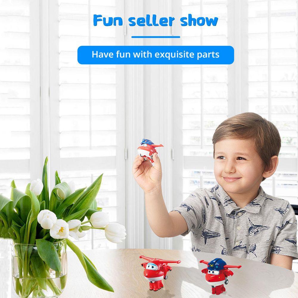 Bernardoaa super wings hoạt hình cho trẻ em biến dạng mini jett dizzy plane robot
