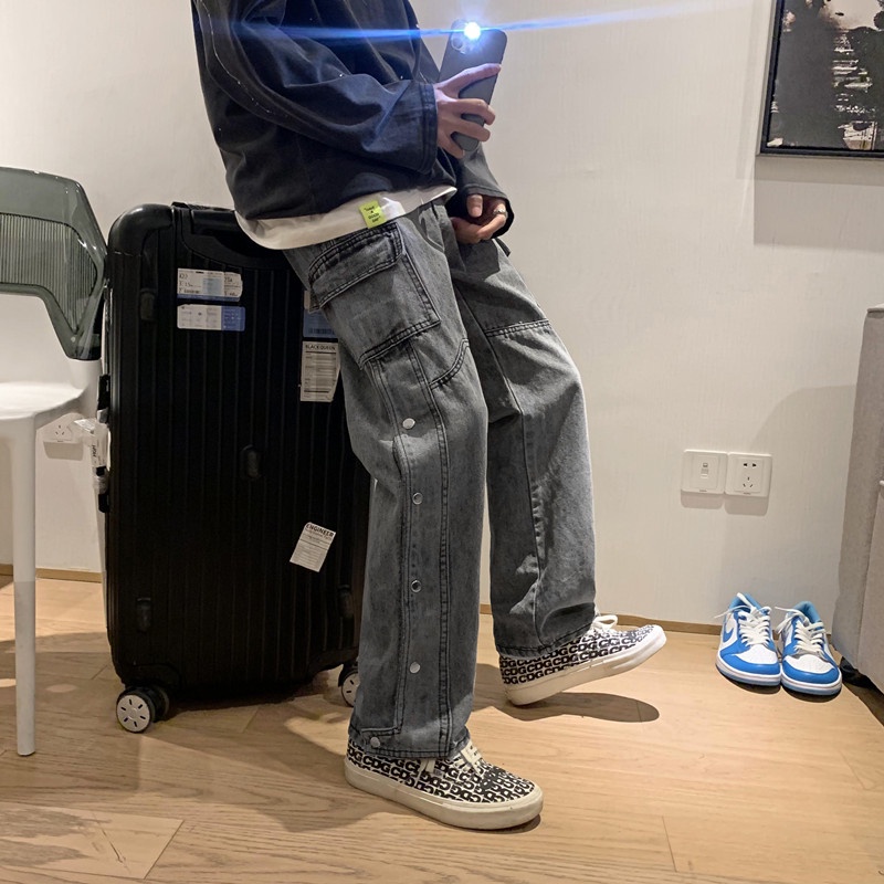 Quần jean dài thời trang hiphop đường phố trẻ trung sành điệu cho nam