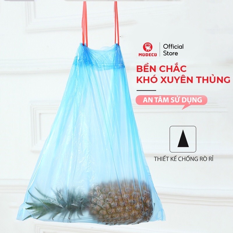 Cuộn túi đựng rác có quai kích thước 45x50cm siêu tiện lợi