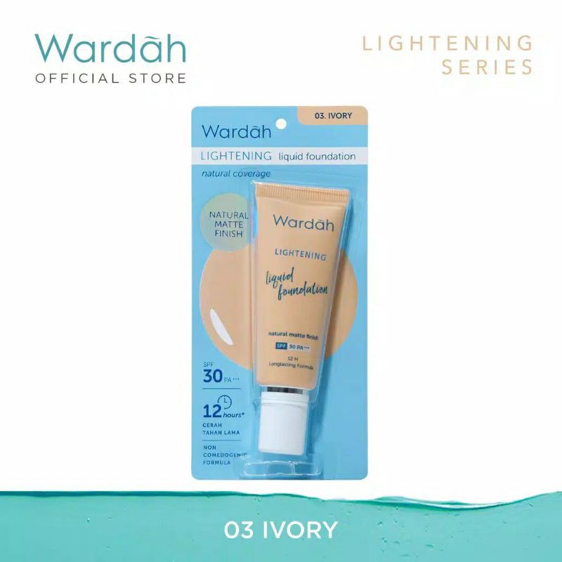 (hàng Mới Về) Kem Nền Dạng Lỏng Làm Sáng Da Wardah 25ml | BigBuy360 - bigbuy360.vn
