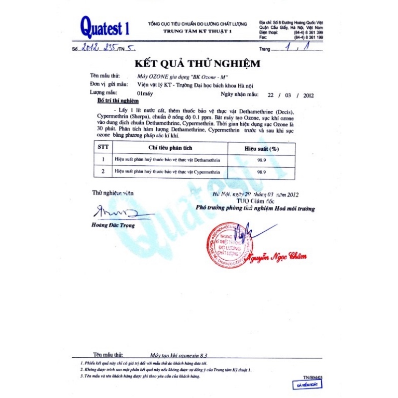 Máy BK OZONE M06 Khử Độc Rau Củ, Thực Phẩm, Máy Ozone + Cảnh Báo Dò Rỉ Khí Gas