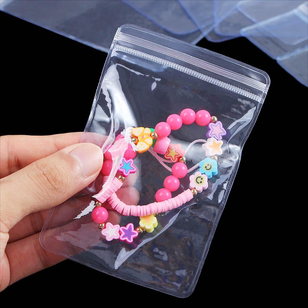 Túi Đựng Đồ Trong Suốt Có Khóa Lồi Nhiều Kích Cỡ Tùy Chọn Tiện Dụng Cho Gia Đình
