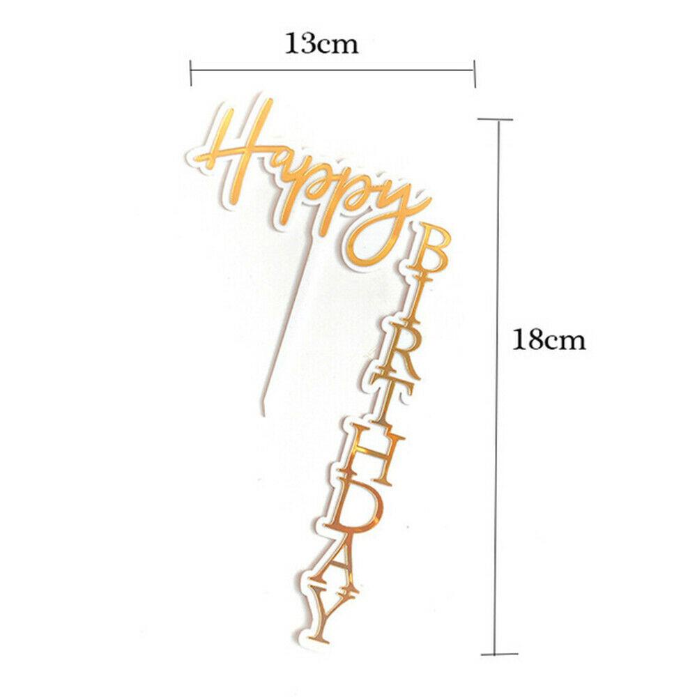AUGUSTINA Topper Cắm Trang Trí Bánh Kem Bằng Acrylic