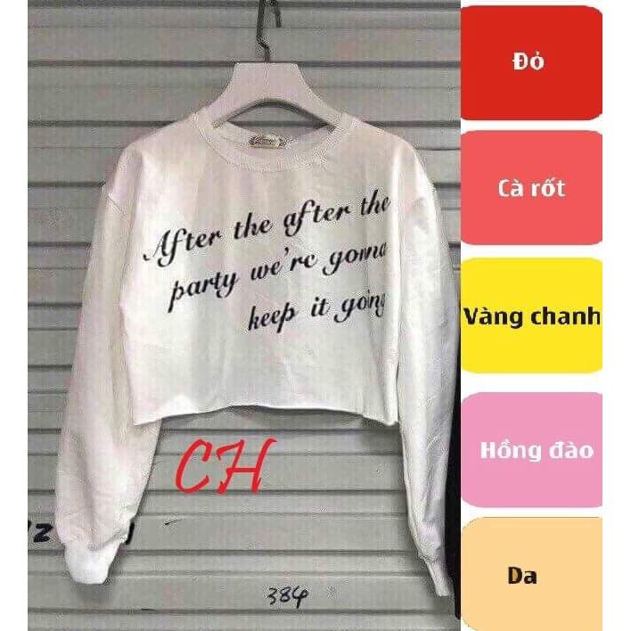 [FREESHIP ĐƠN TỪ 50K] Áo crotop chữ ngắn tay CH2108