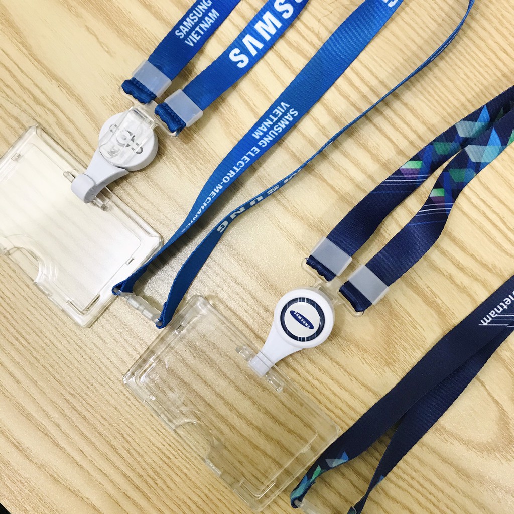 Samsung Bộ Dây Thẻ, Bảng Tên, Bao Đựng Thẻ, Dây Đeo Co Rút Thông Minh 1.5cm x 90cm