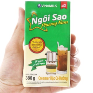 Q10 - Sữa đặc Ngôi Sao Phương Nam xanh lá - Hộp giấy 380g