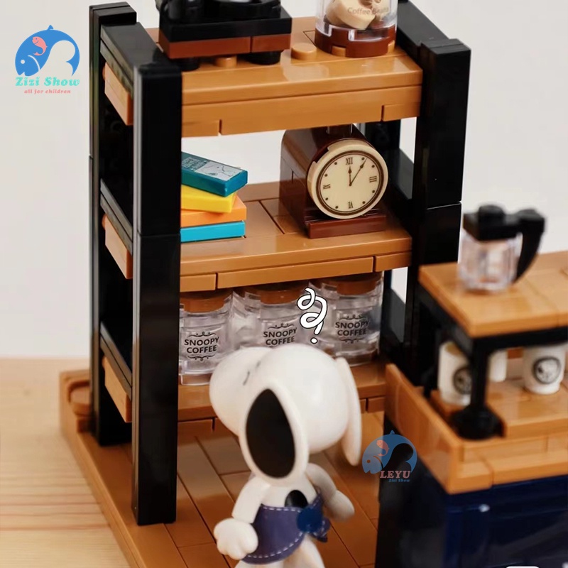 Bộ Đồ Chơi Lắp Ráp Mô Hình Nhà Snoopy Cho Bé