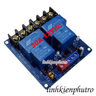 Module 2 Relay 12V - 30A Kích High/Low HTC