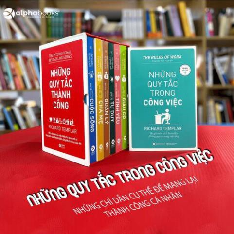 Sách - Combo Những Quy Tắc Thành Công - Richard Templar (Trọn bộ 7 cuốn bao trùm 7 khía cạnh cuộc sống của bạn)