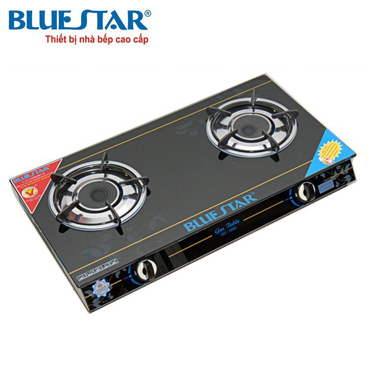 Bếp gas hồng ngoại Bluestar NG-5890C, Điếu gang đúc nguyên khối