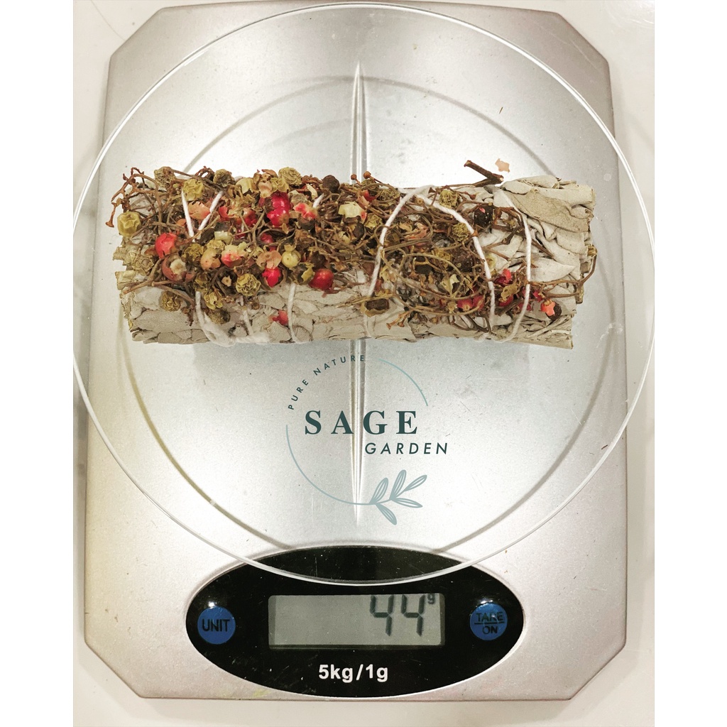 XÔ TRẮNG MIX TIÊU HỒNG (Xoa dịu và Cân bằng)_SAGE GARDEN