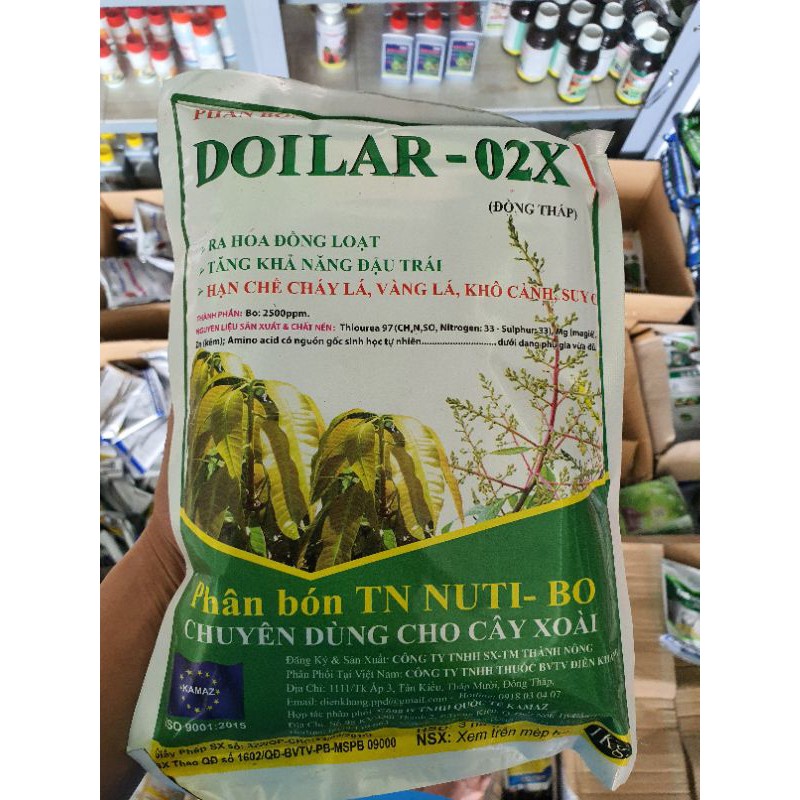 phân bón lá "KÍCH RA HOA" DOLAR - 02X chuyên dùng cho cây xoài