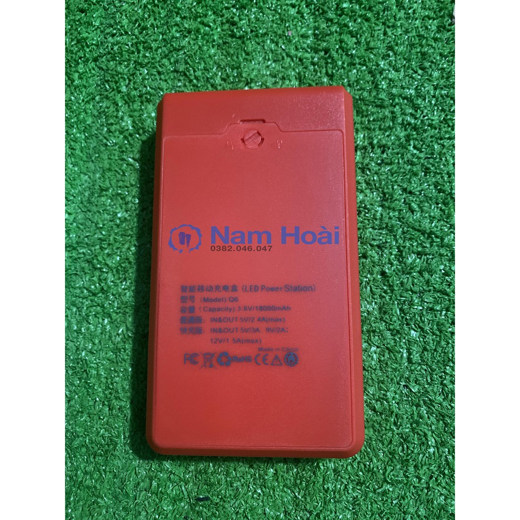 Box sạc dự phòng 6 cell MÀN HÌNH LCD,Nhắn tin shop nếu quý khách chọn màu