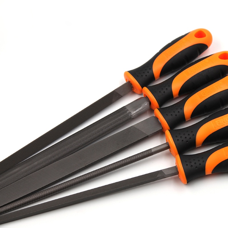 Bộ Dũa Thép Carbon Cao Cấp Tay Cầm Cao Su Phẳng / Tròn / Vuông / Nửa Hình Tròn