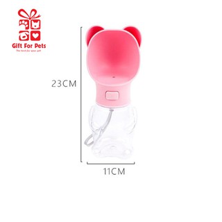 Bình nước du lịch cho cún miu 500ml
