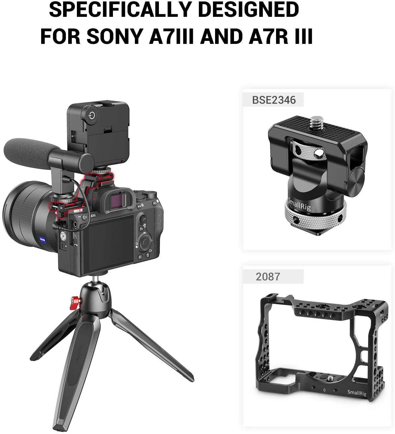 SMALLRIG Phụ Kiện Dành Cho Máy Ảnh Sony A7Iii A7R Iii (Ilce-7Rm3 / A7R Mark Iii) - Ca2662