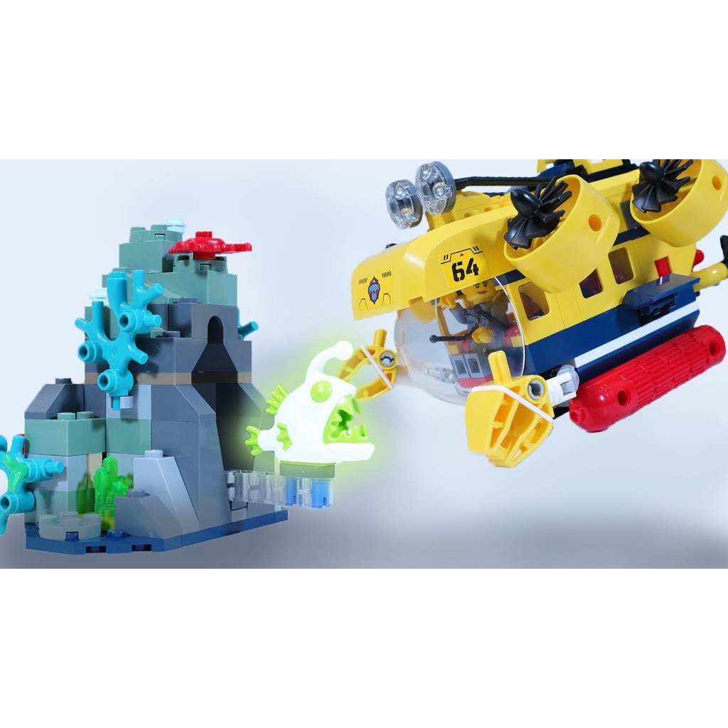 60264 Đồ chơi lắp ráp Iego City Ocean Exploration Submarine - Tàu ngầm thám hiểm đại dương