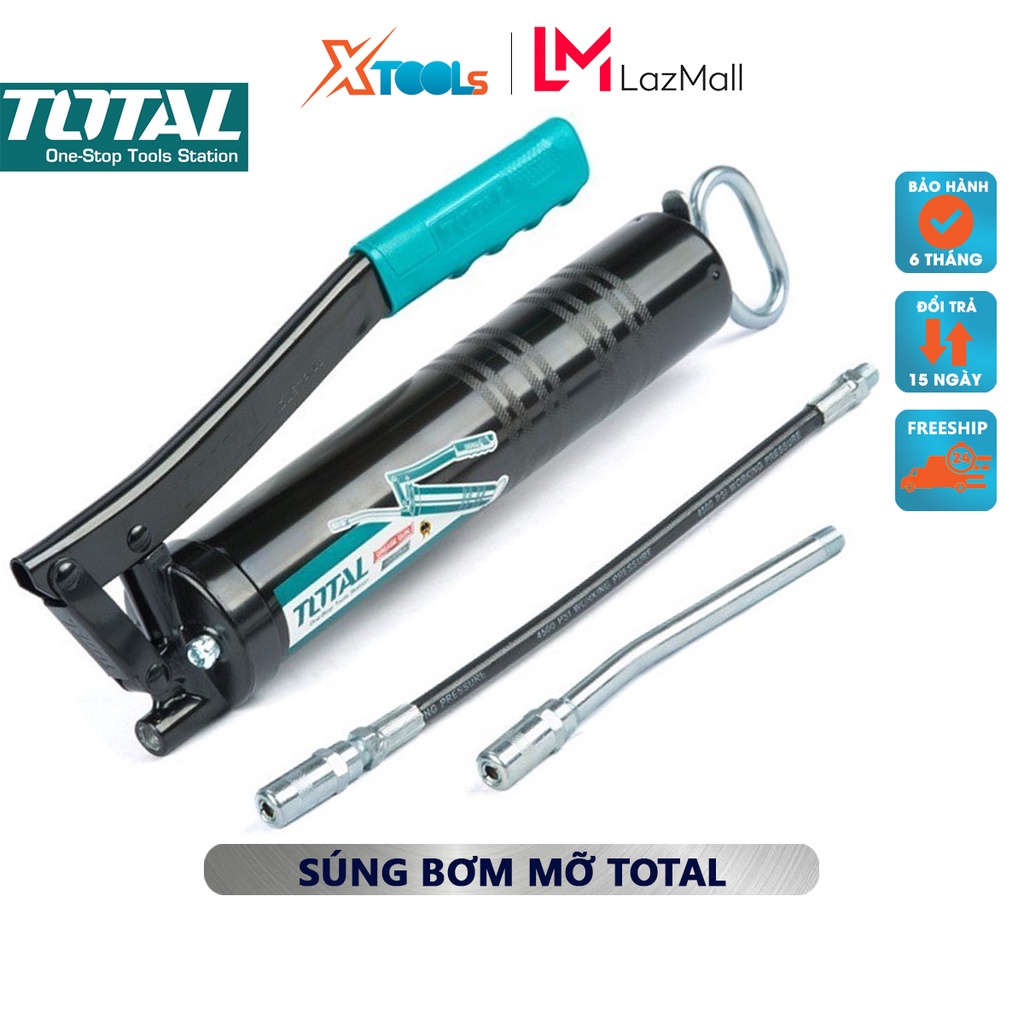 Súng bơm mỡ TOTAL THT111051 | dụng cụ bơm mỡ hơi, bôi trơn, phun mỡ động cơ, linh kiện máy móc. [XTOOLs]