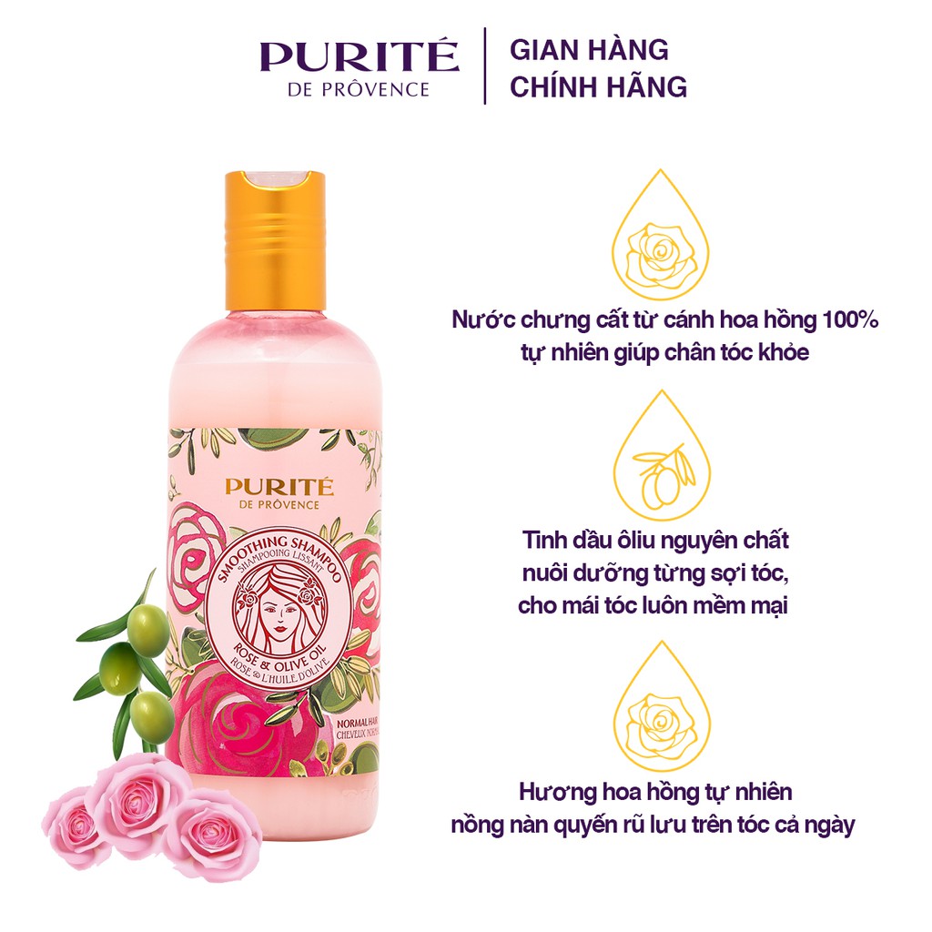 Dầu gội Mềm Mượt Purite 250ml