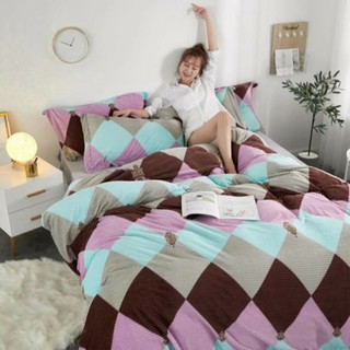 XẢ KHO SÉT BỘ NỈ NHUNG 4 MÓN CAO CẤP