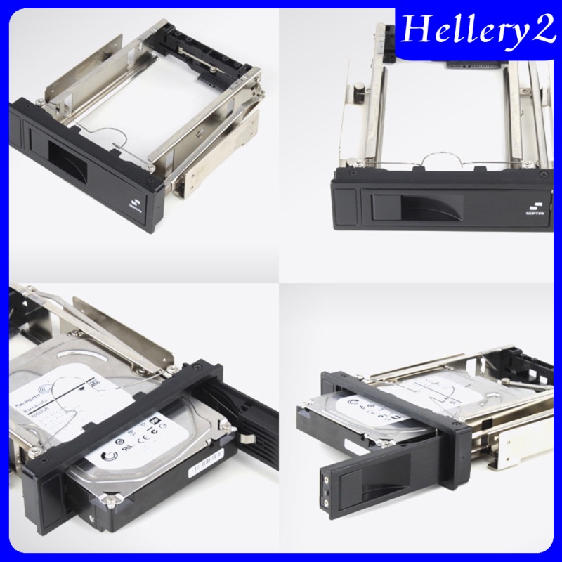 [HELLERY2] Single Bay Internal SATA Tray-Less Hot Swap Mobile Rack for 3.5 SSD/HDD