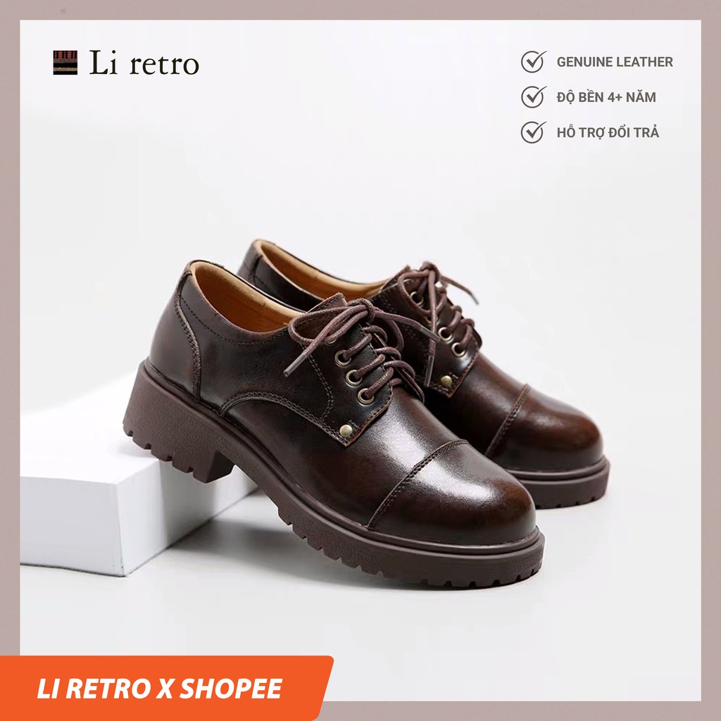 Derby shoes - Giày da Li retro, MZDL shoes