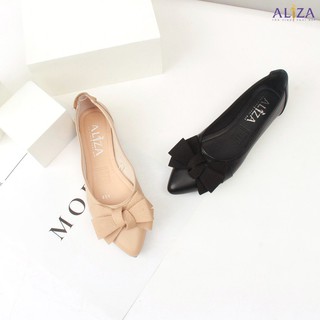 giày búp bê nữ phối nơ xinh da mềm hàng vnxk