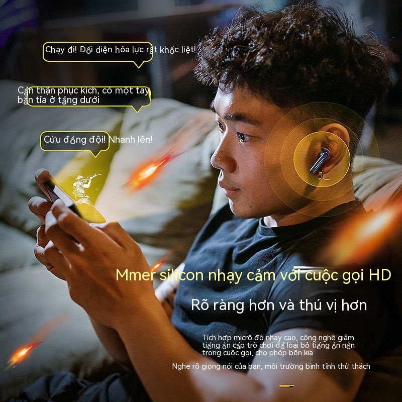 Tai nghe Bumblebee, Tai nghe biến hình, Tai nghe chơi game có độ trễ thấp Bluetooth!