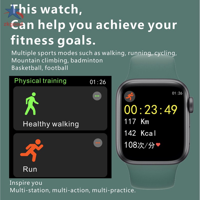 Đồng Hồ Thông Minh Đa Chức Năng Theo Dõi Sức Khoẻ Kiểu Dáng Thể Thao