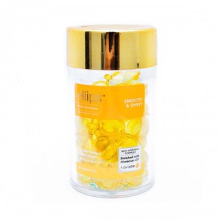 Serum Dưỡng Tóc Dài Mềm Mượt Và Óng Ả Ellips Smooth & Shiny Vàng (Hộp 50 Viên )