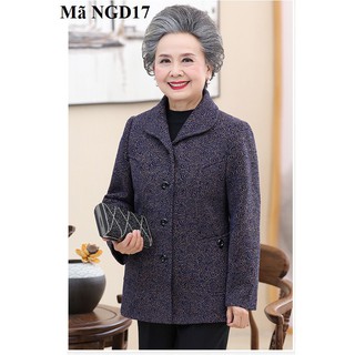 Áo khoác dạ người già, người lớn tuổi NGD17