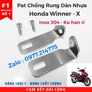 Pat INOX 304 chống rung nhựa thân xe Winner - X