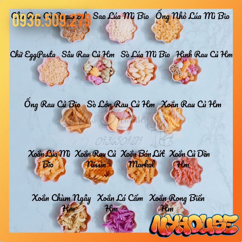 Nui Hữu Cơ Cho Bé Ăn Dặm ( Chia Gói Lẻ )