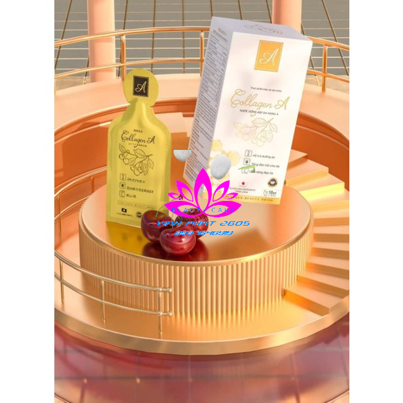 Collagen A - nước uống đẹp da hạng A hộp 10 gói
