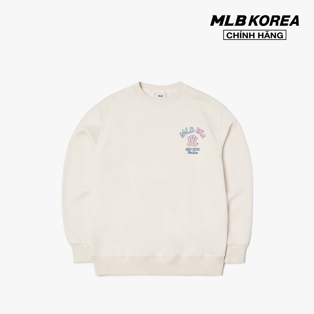 MLB - Áo sweatshirt tay dài phom suông LIKE Ice Back Graphic 3AMTL5116-50CRS