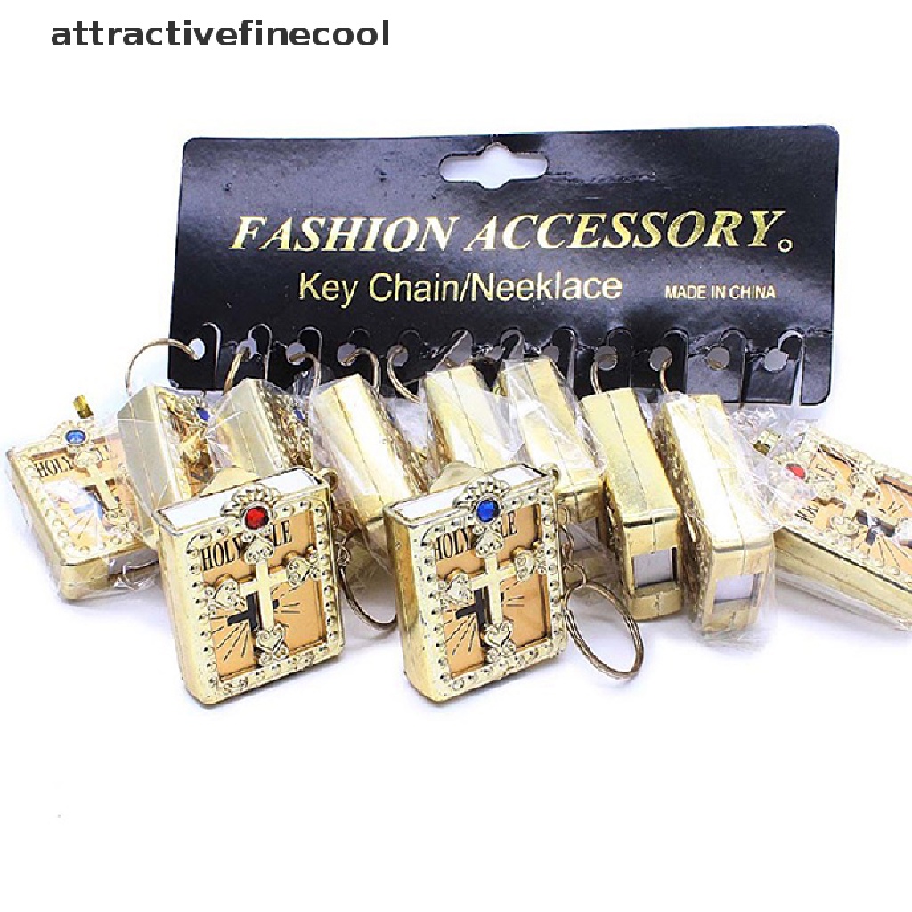 Móc Khóa Hình Quyển Sách Kinh Thánh Mini Dễ Thương