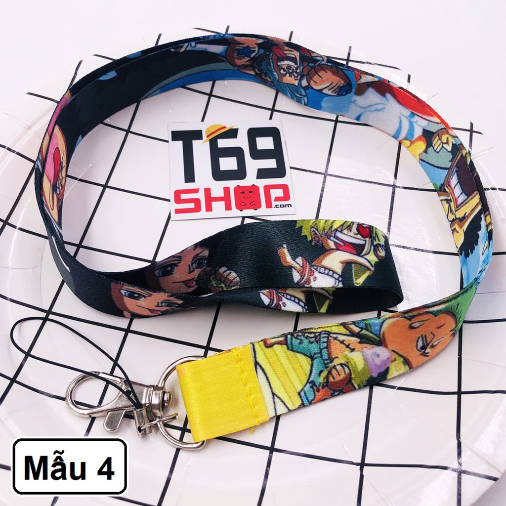 Móc khoá dây strap anime One Piece