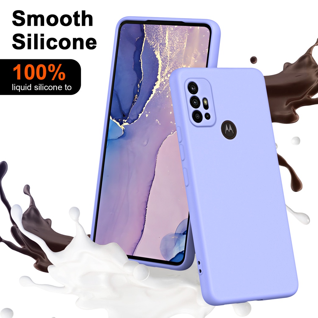 Ốp Điện Thoại Silicon Dẻo Hình Vuông Mới Cho Motorola Moto G10 G20 G30 G22 G31 G41 G42 G52 G85 G71S G60 G200 E32