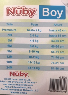 Set 3 chi tiết hàng Nuby Boy