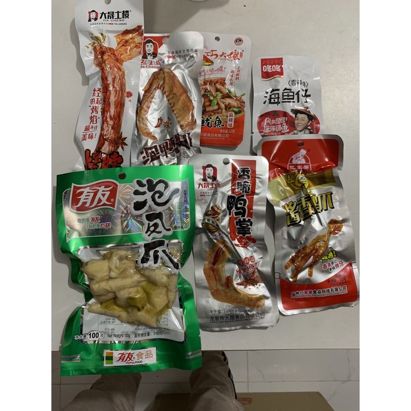 Sét 7 món chân cánh vịt
