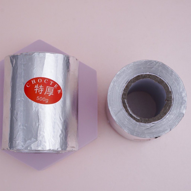 Cuộn giấy bạc ủ phá móng 500gr - Giấy bạc ủ phá gel/bột chuyên dụng