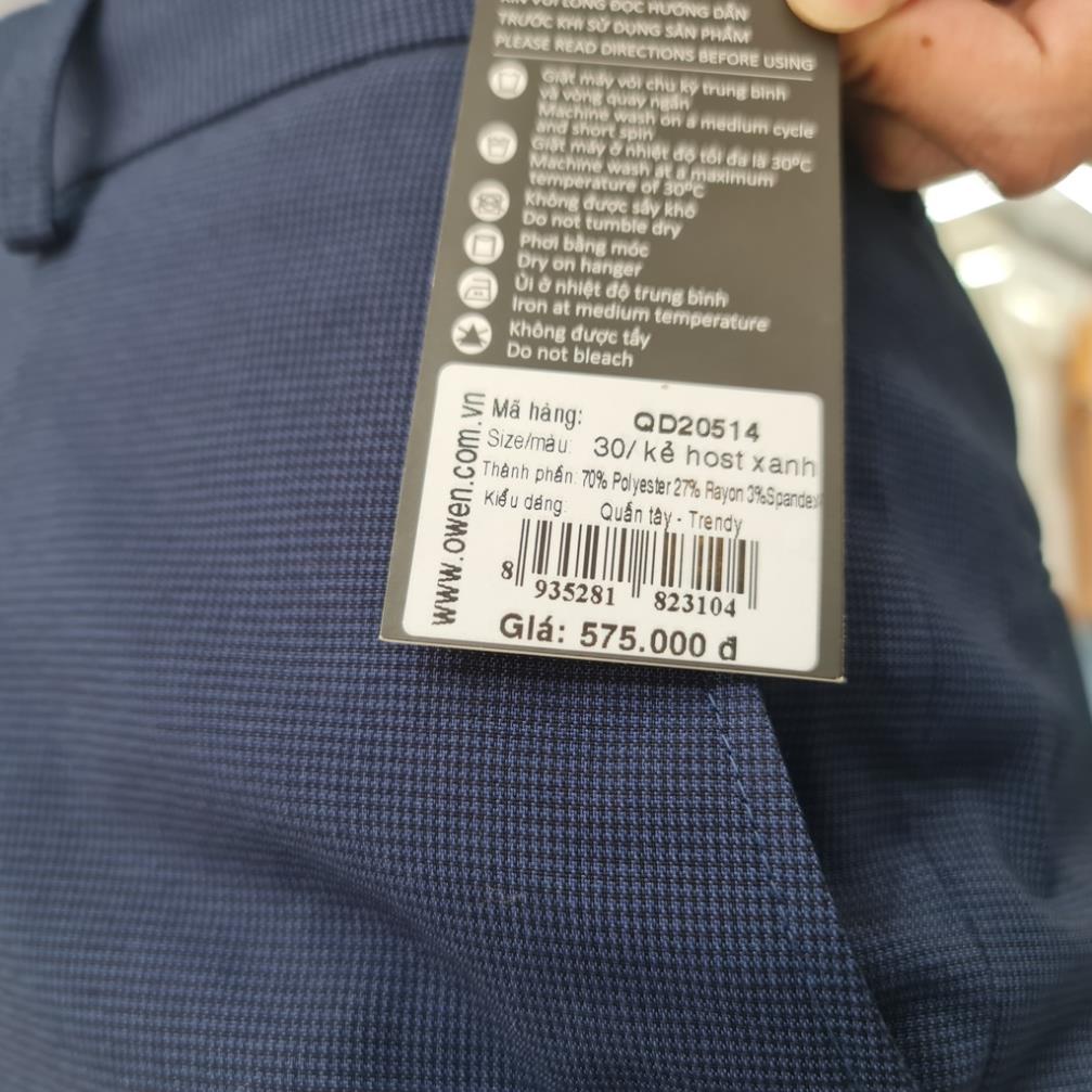 OWEN -  Quần âu nam công sở dáng Trendy mã QD20514 - OWEN Flagship Store