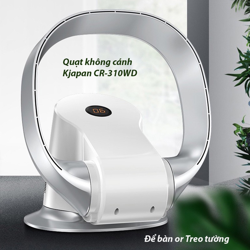 Quạt không cánh treo tường để bàn KJAPAN CR-310 phiên bản new 2022