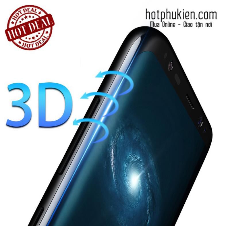 Dán Cường lực 3D full màn hình Samsung Galaxy S8 chính hãng Baseus - Sản phẩm chính hãng