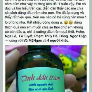 Tinh dầu tràm Cầu Bình An