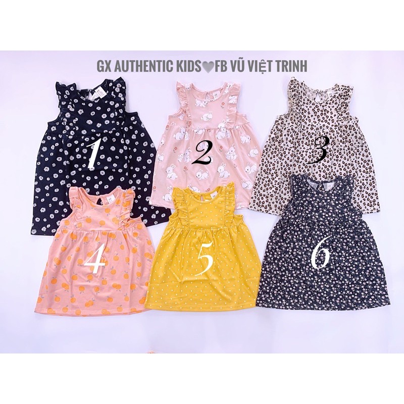 Váy cotton bé gái chuẩn hãng.