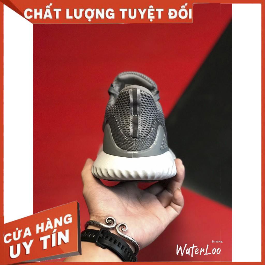 (HÀNG CHUẨN+QUÀ TẶNG) Giày thể thao sneaker nam nữ ALPHABOUNCE Beyond 2018 Grey white Xám đế trắng | BigBuy360 - bigbuy360.vn