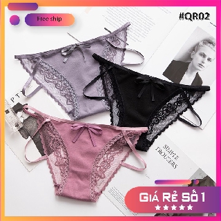❣️❣️ FREE SHIP 50K ❣️❣️ Quần lót ren đồ lót ren quai 2 dây gợi cảm sexy - QR02